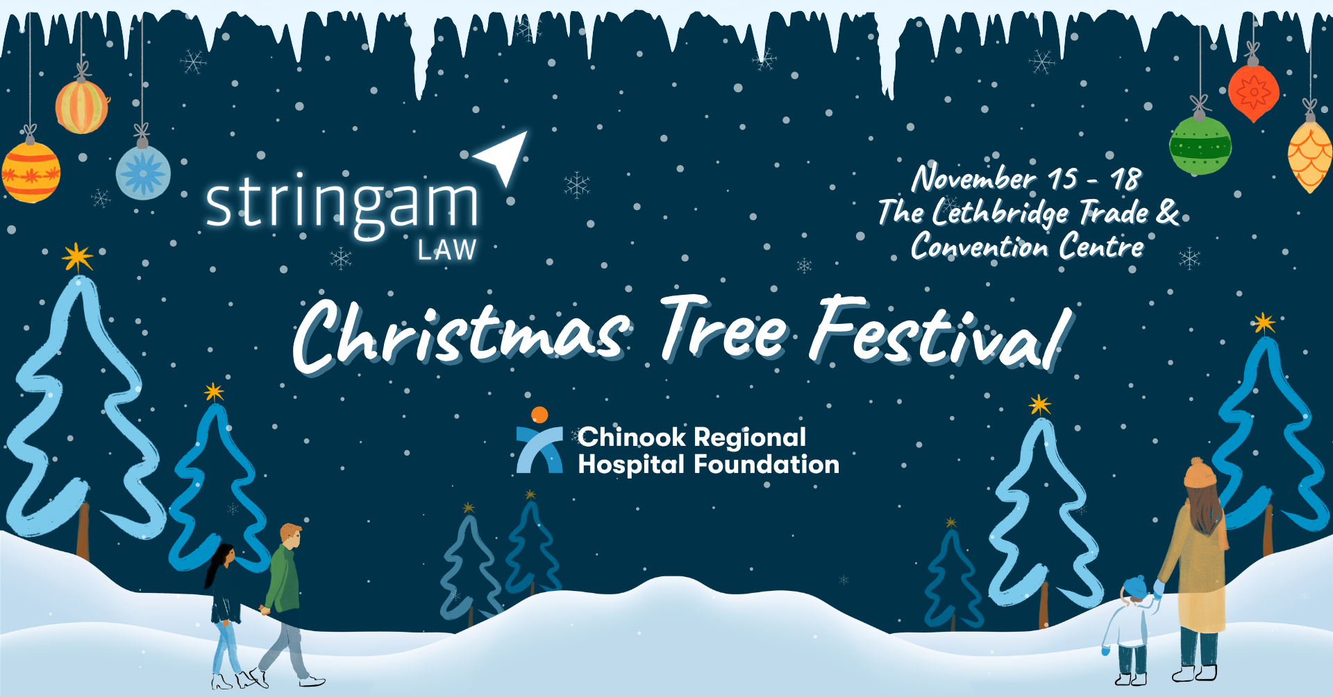 Stringam Christmas Tree Festival Banner