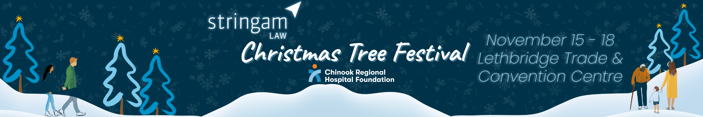 Christmas Tree Festival Banner
